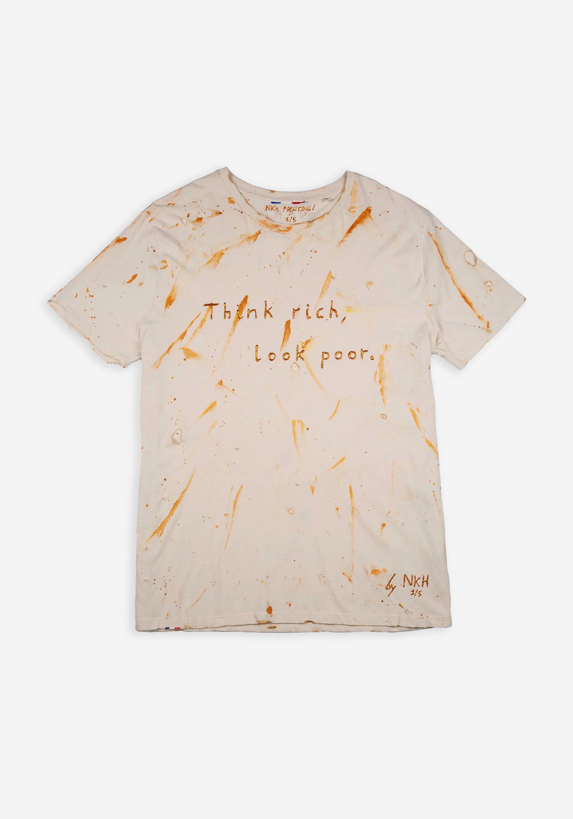 Tee-shirt cassé - Think rich