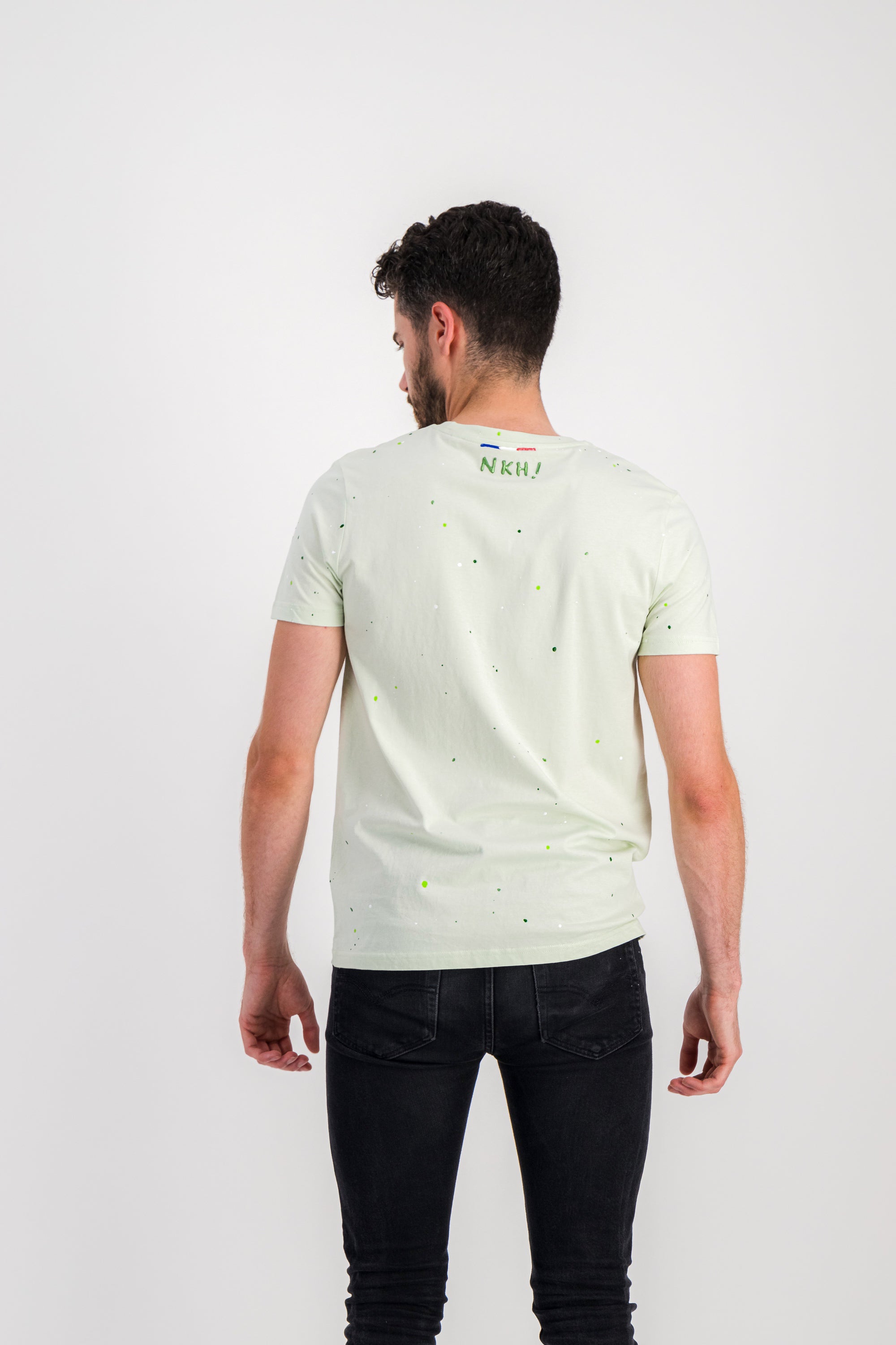 Tee-shirt vert pastel - Fake Balenciaga