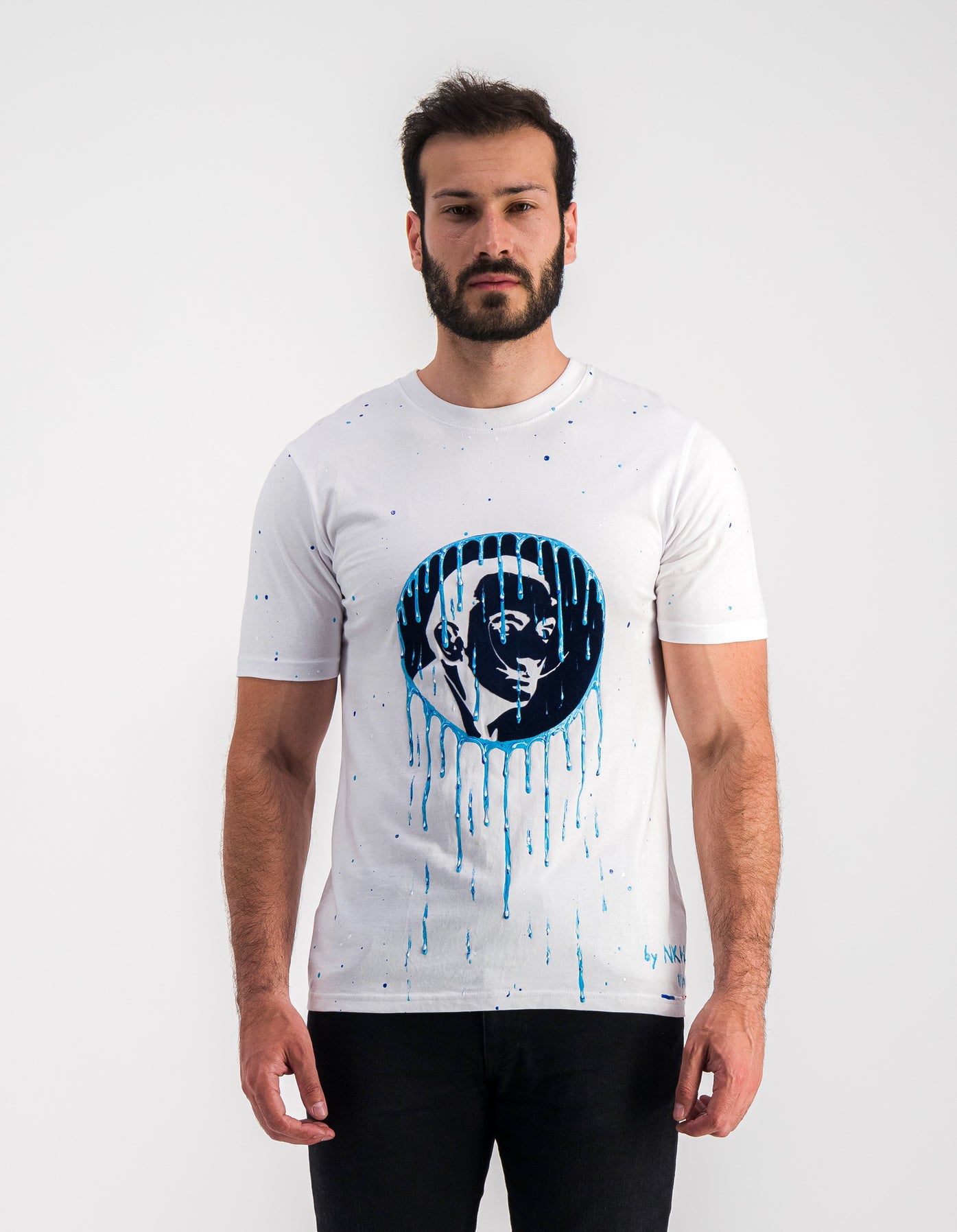Tee-shirt blanc - Dali moon