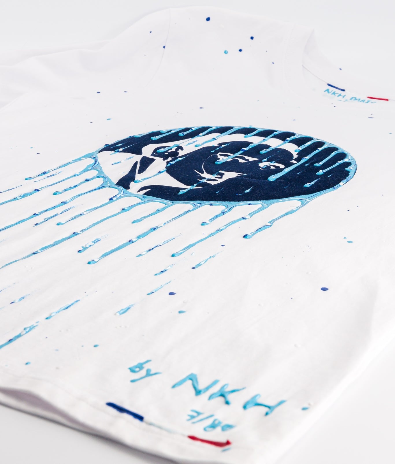 Tee-shirt blanc - Dali moon
