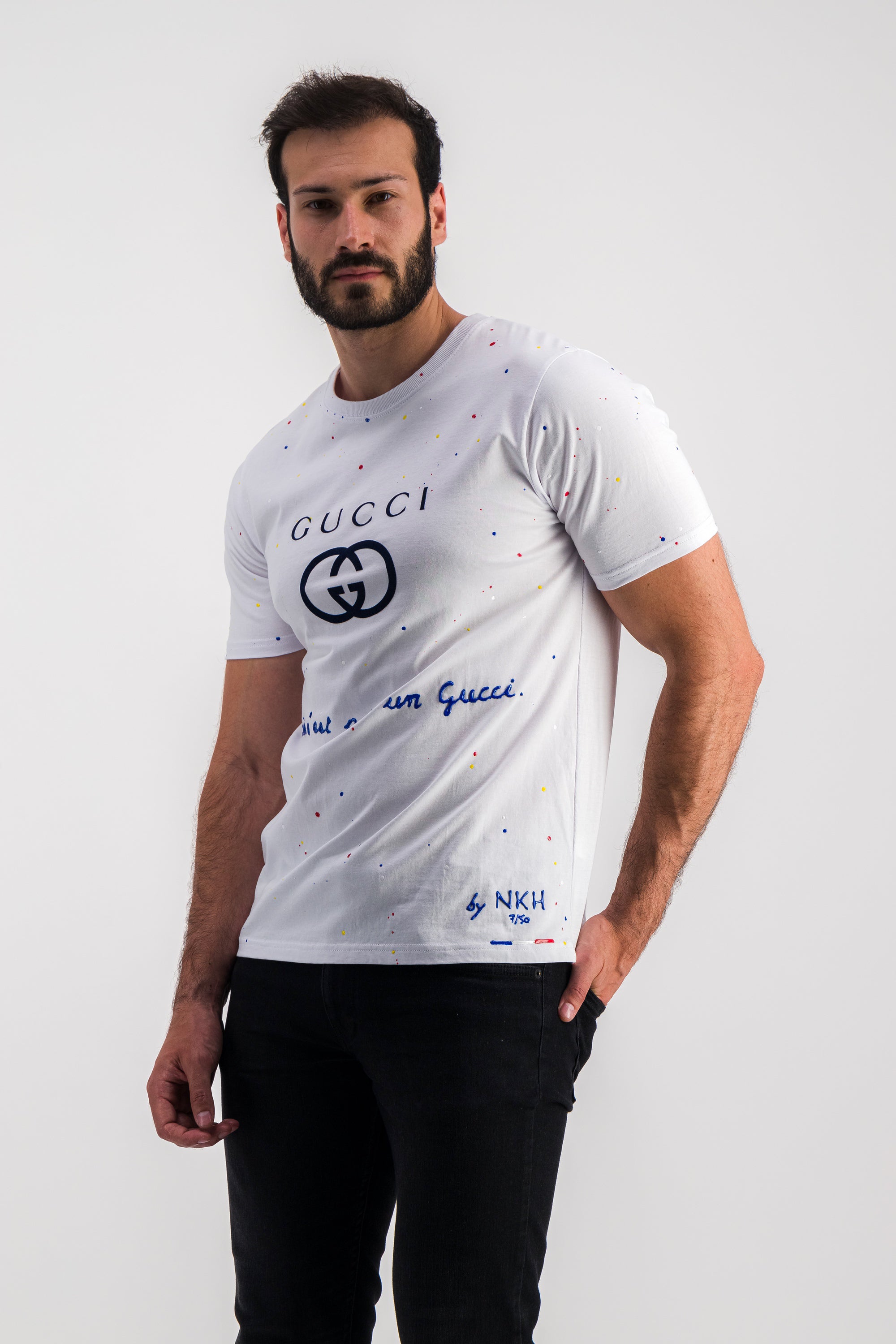 Tee-shirt blanc - Ceci n'est pas un Gucci